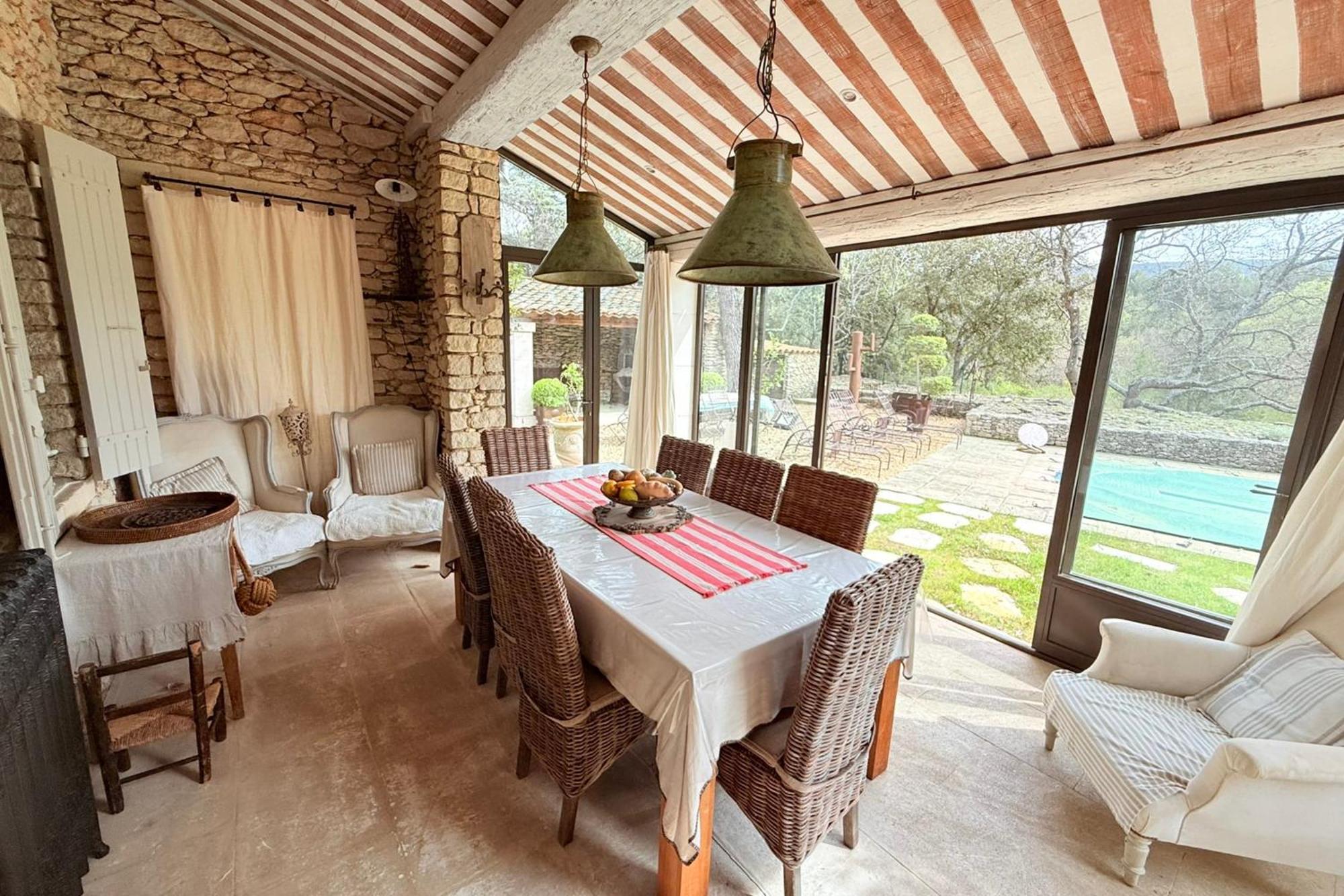 Beautiful Provencal Villa With Pool And Jacuzzi Лакост Екстер'єр фото